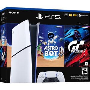 Sony Playstation 5 Slim 1 TB Digital Astro Bot + Gran Turismo 7 Bundle
