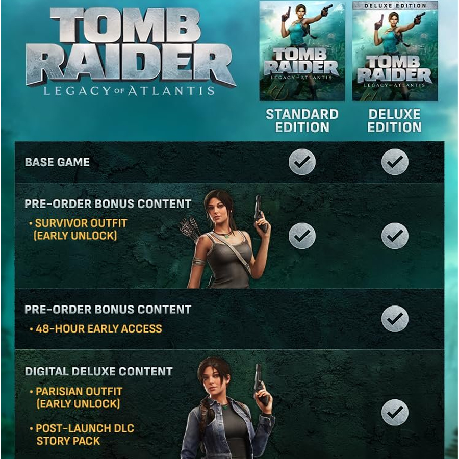 Tomb Raider Legacy of Atlantis Deluxe Edition Playstation 5 - Image 2