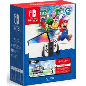 Nintendo Switch OLED 64 GB Super Mario Wonder Bundle