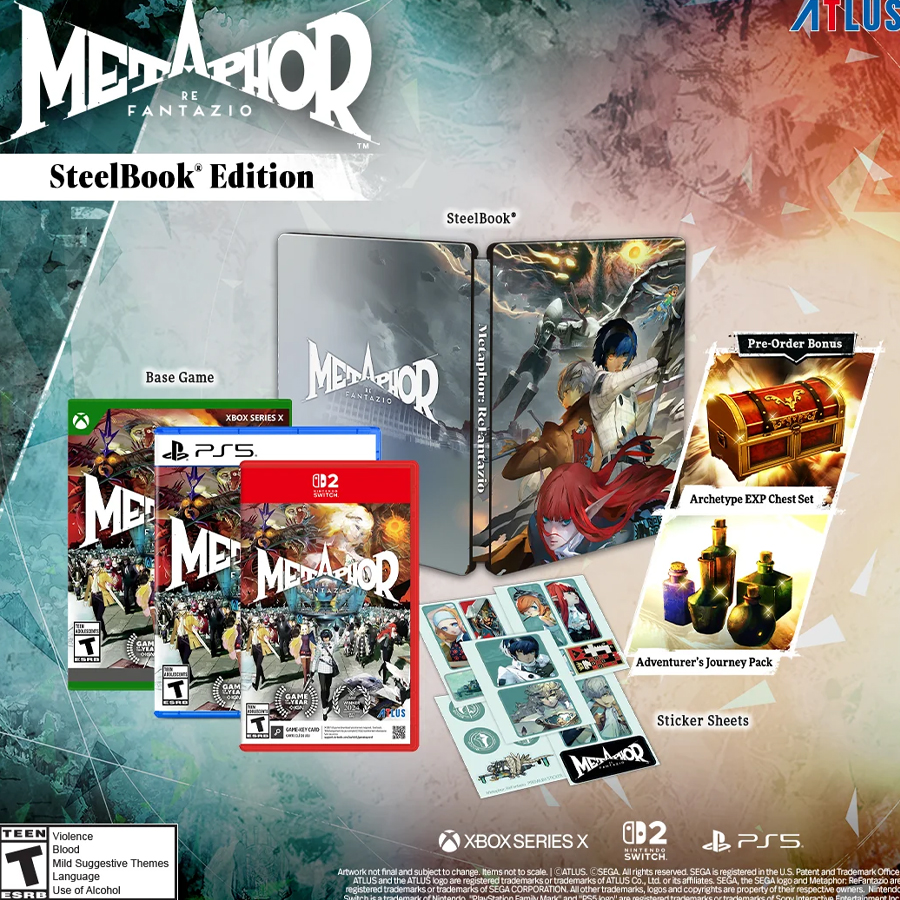 Metaphor ReFantazio Steelbook Edition Playstation 5